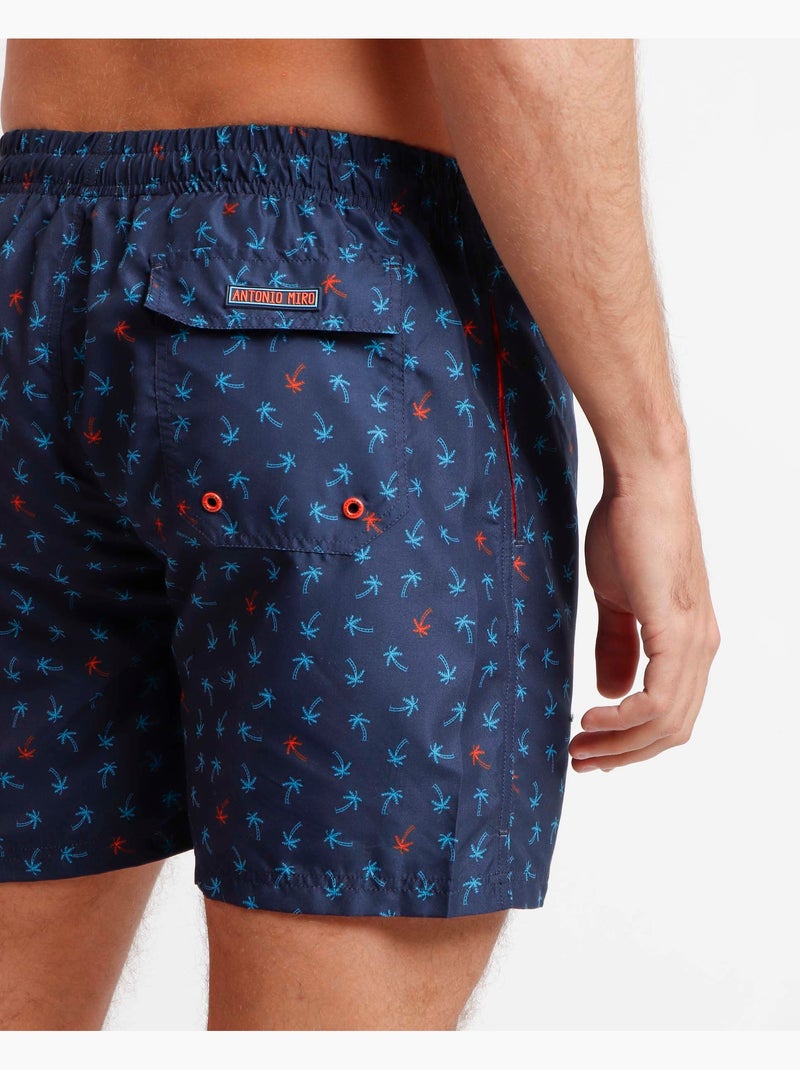 Costume da bagno ANTONIO MIRO Palms per uomo Blu marino - Kiabi