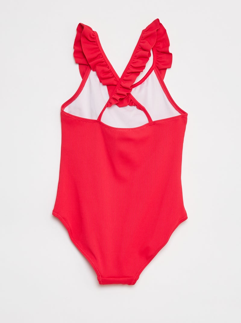 Costume da bagno asimmetrico - Intero ROSA - Kiabi