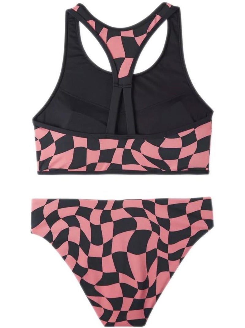 Costume da Bagno Bambina O'Neill Nero Rosa - Kiabi