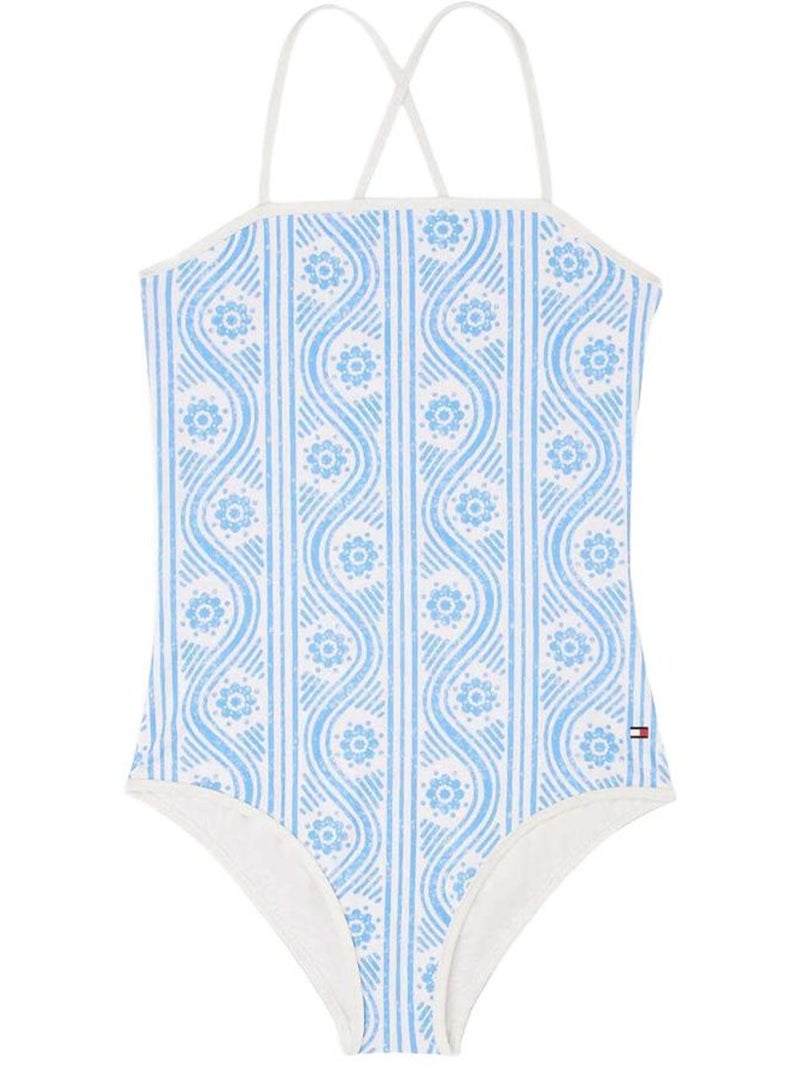 Costume da Bagno Bambina Tommy Hilfiger Blu - Kiabi