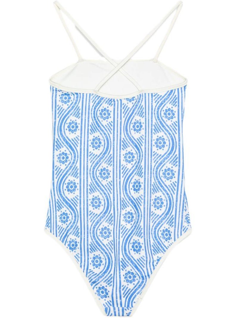 Costume da Bagno Bambina Tommy Hilfiger Blu - Kiabi