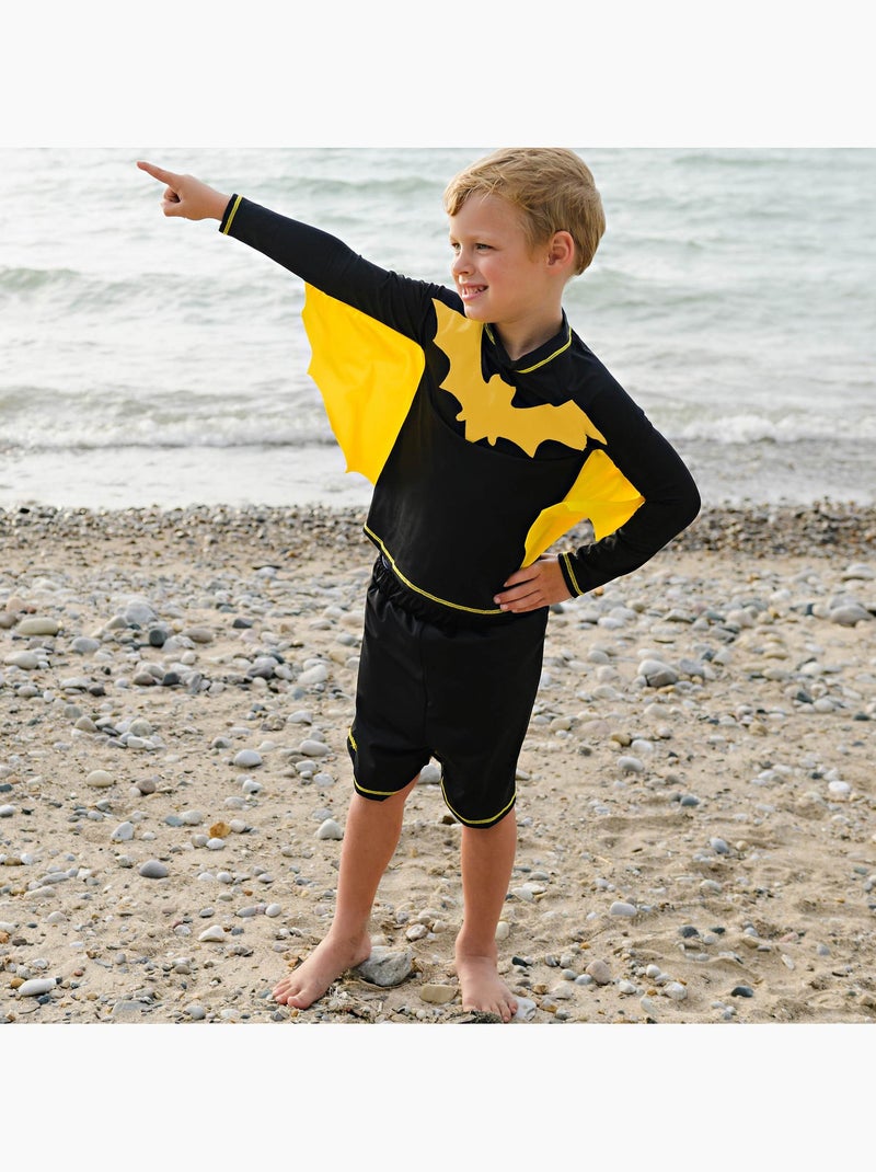 Costume da bagno bambino 2 pezzi supereroe | great pretenders | great pretenders Nero - Kiabi