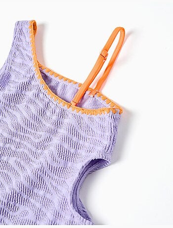 Costume da bagno con cut-out + elastico per capelli