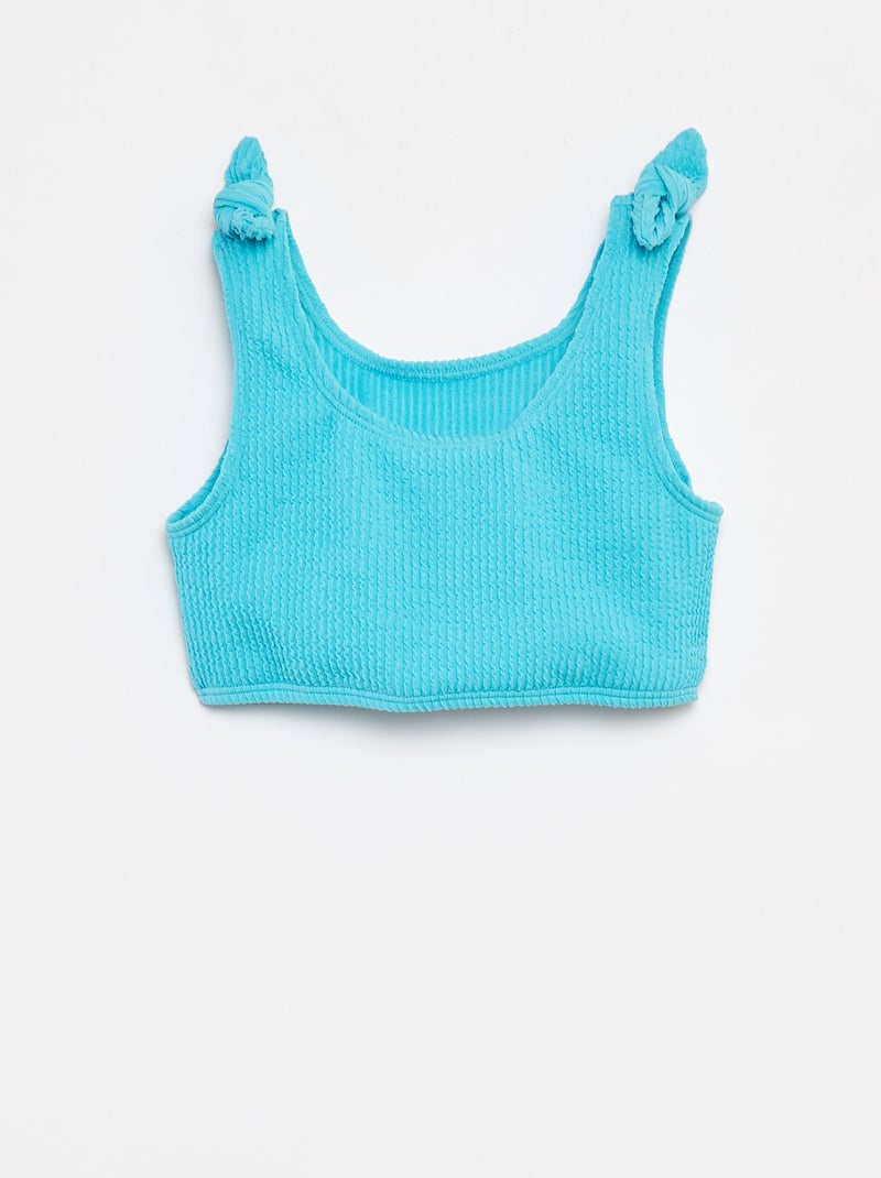Costume da bagno con fiocchi - 2 pezzi BLU - Kiabi