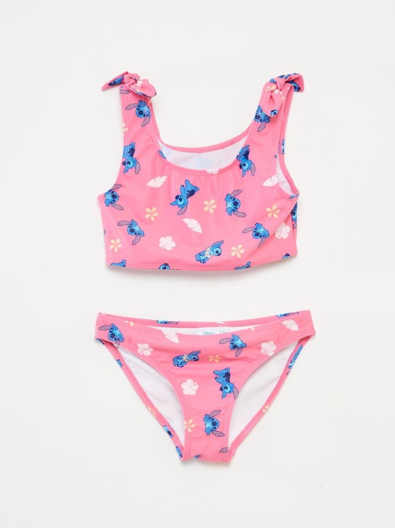 Costume da bagno con fiocchi 'Stitch' 'Disney' - 2 pezzi ROSA - Kiabi