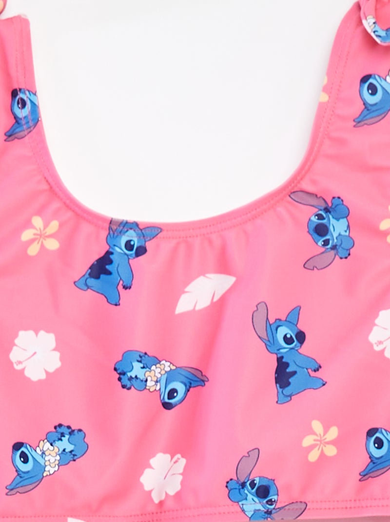 Costume da bagno con fiocchi 'Stitch' 'Disney' - 2 pezzi ROSA - Kiabi