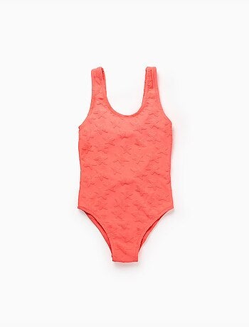 Costume da bagno con motivo a stella in bouclé