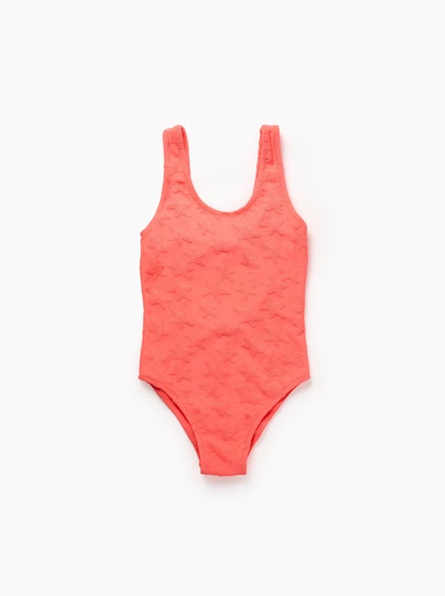 Costume da bagno con motivo a stella in bouclé - Kiabi