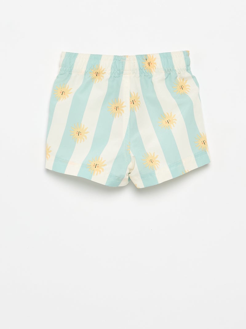 Costume da bagno con motivo Blu - Kiabi