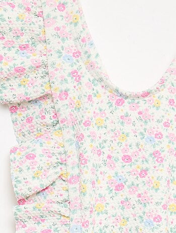 Costume da bagno con motivo e volant