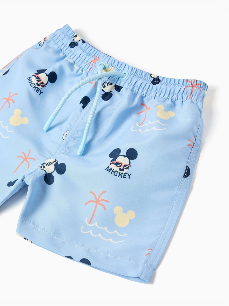 Costume da bagno con motivo Mickey e coulisse Blu chiaro - Kiabi