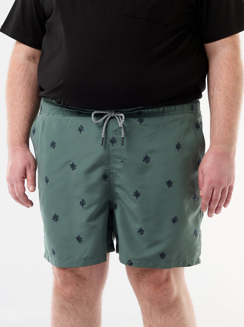 Costume da bagno con motivo Verde - Kiabi