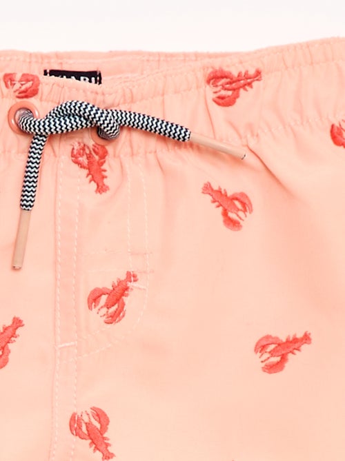 Costume da bagno con ricami 'aragosta' - Kiabi
