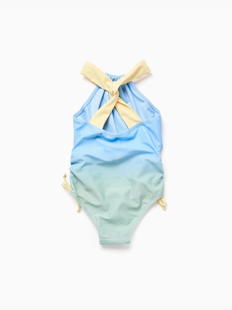 Costume da bagno con stampa marina e paillettes Blu chiaro - Kiabi