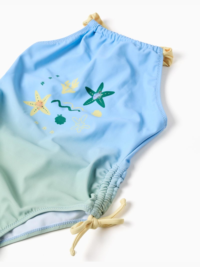 Costume da bagno con stampa marina e paillettes Blu chiaro - Kiabi