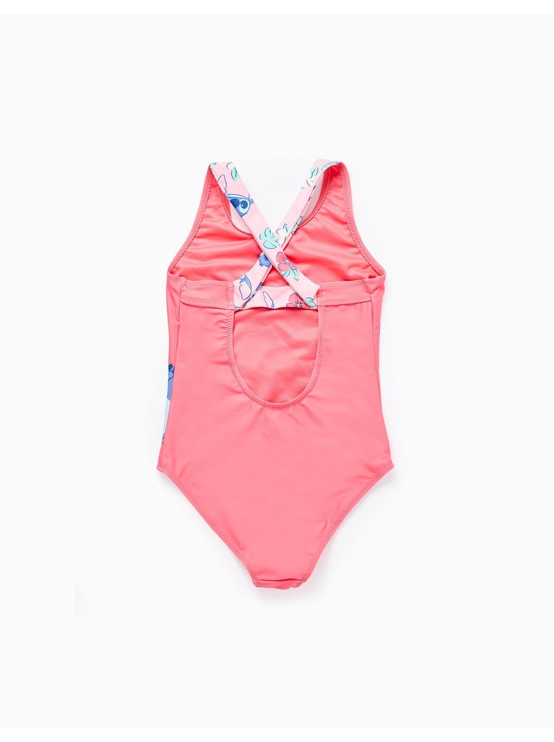 Costume da bagno con stampa Stitch e spalline incrociate N/D - Kiabi