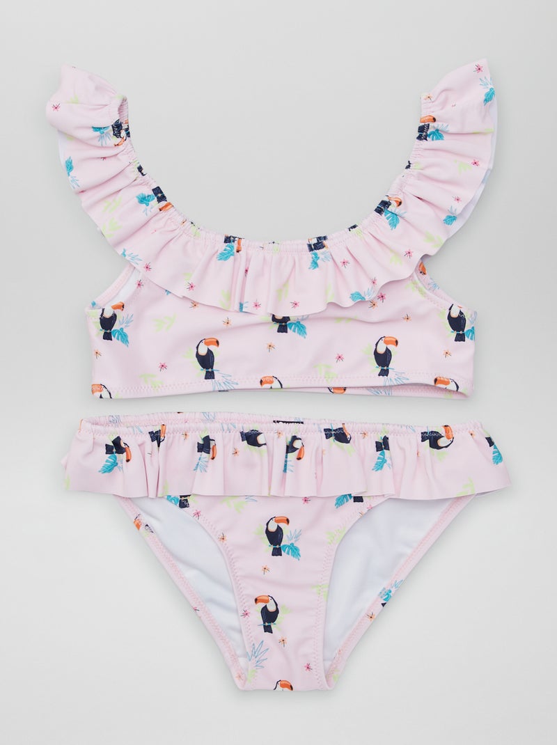 Julhold - Costume Da Bagno Da Bambina Con Balze E Balze Floreali, Costume Da Bagno - Foto 13