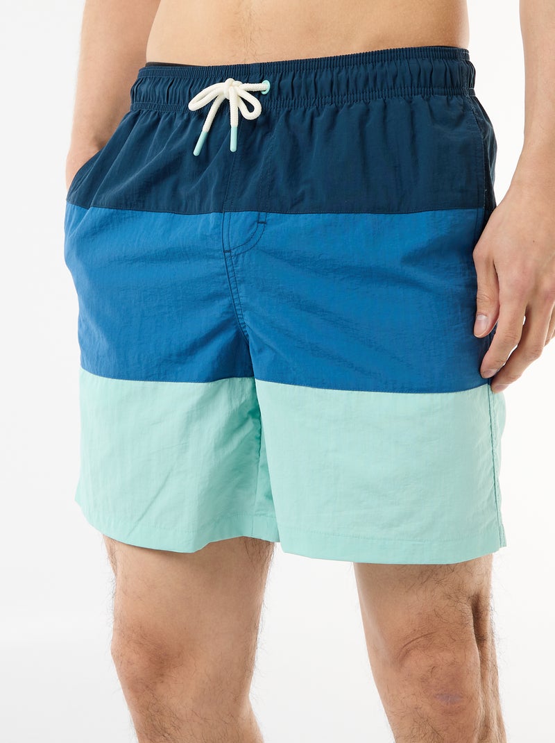 Costume da bagno con tasche Blu - Kiabi