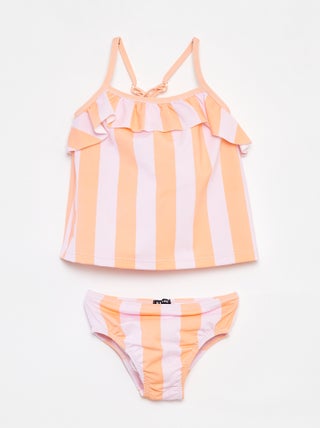 Costume da bagno con volant - 2 pezzi