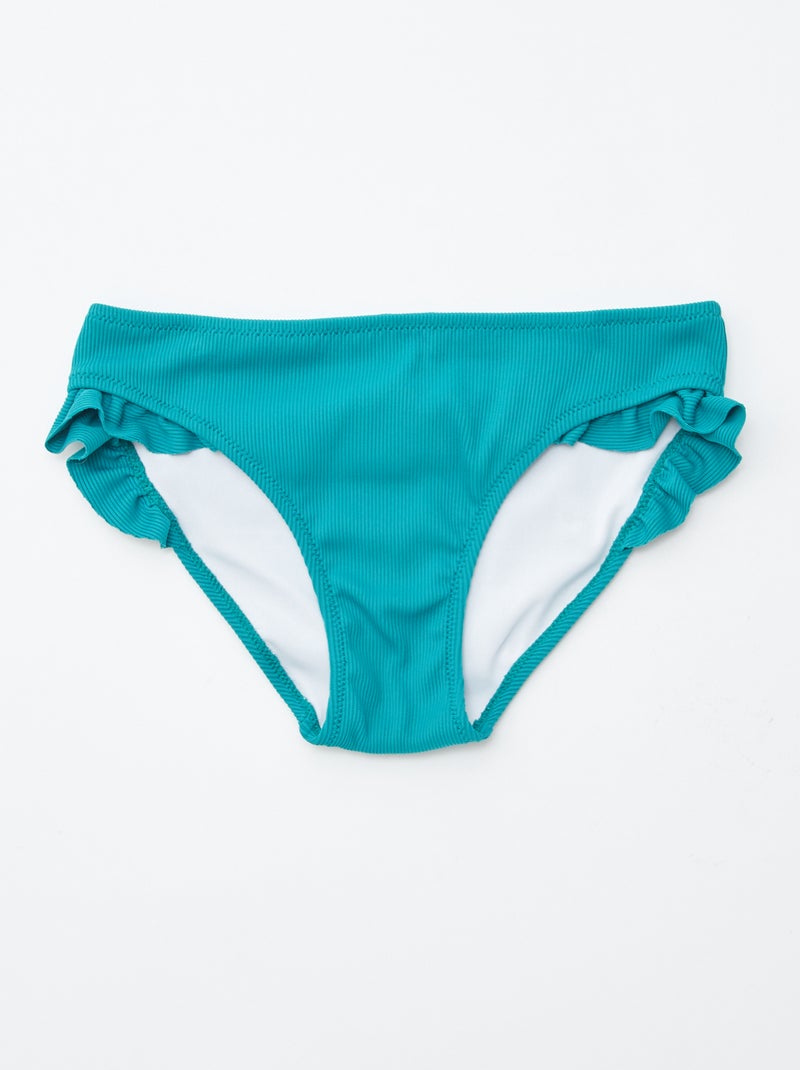 Costume da bagno con volant - 2 pezzi BLU - Kiabi