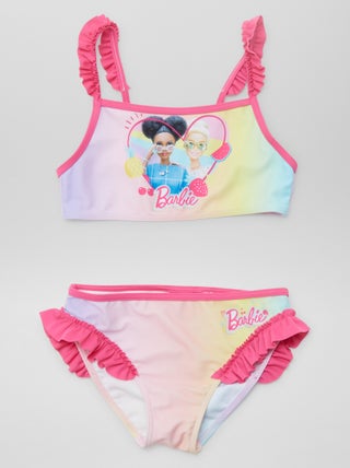 Costume da bagno con volant 'Barbie' - 2 pezzi
