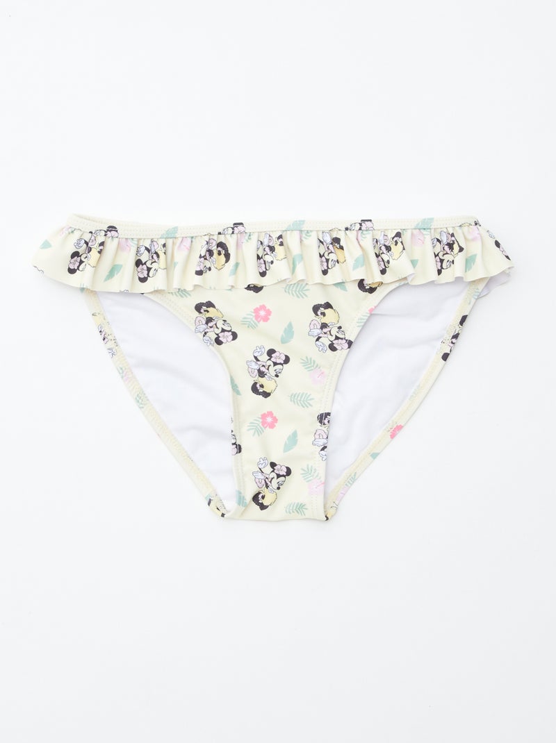 Costume da bagno con volant 'Minnie' - 2 pezzi GIALLO - Kiabi