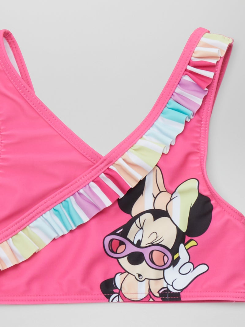 Costume da bagno con volant 'Minnie' - 2 pezzi ROSA - Kiabi
