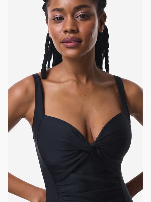 Costume da bagno corsetto arricciato modellante per addome e vita penti - Kiabi Costume da bagno corsetto arricciato modellante per addome e vita penti - Kiabi