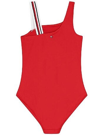 Costume da bagno da bambina Tommy Hilfiger One Shoulder