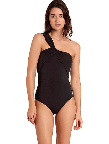 Costume da bagno da crociera asimmetrico drappeggiato da donna ADMAS