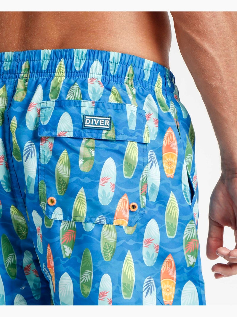 Costume da bagno da surf da uomo DIVER Blu - Kiabi