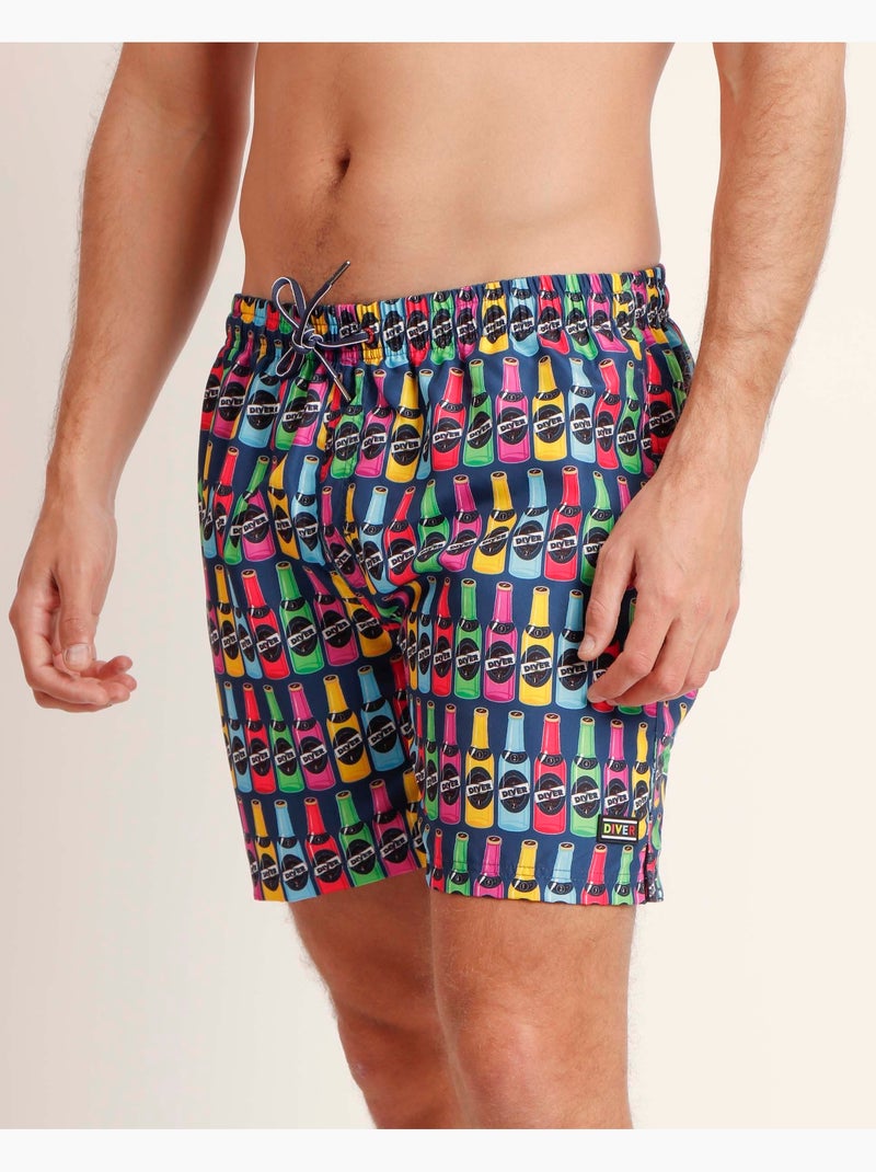 Costume da bagno da uomo DIVER Beer Multicolore - Kiabi