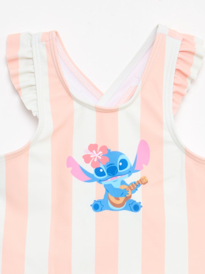Costume da bagno 'Disney' 'Stitch' a righe Arancione - Kiabi