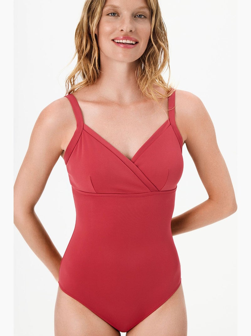 Costume da bagno donna olenisa penti Rosso - Kiabi