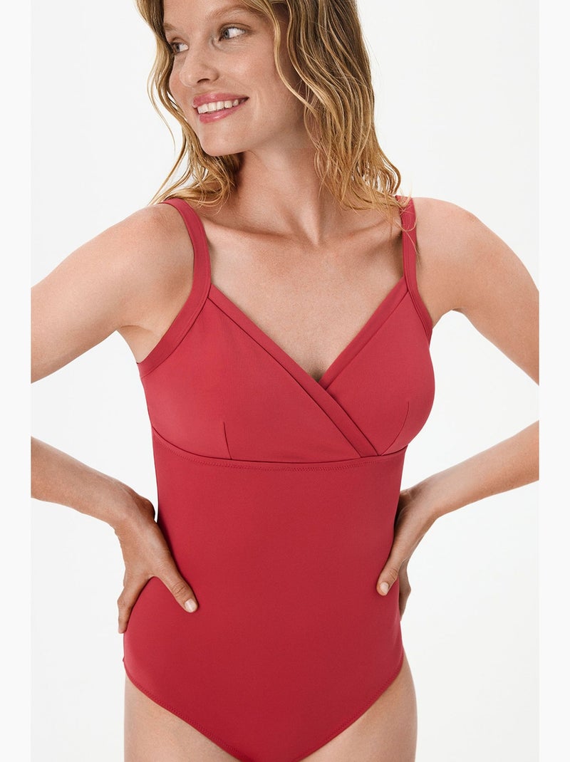 Costume da bagno donna olenisa penti Rosso - Kiabi