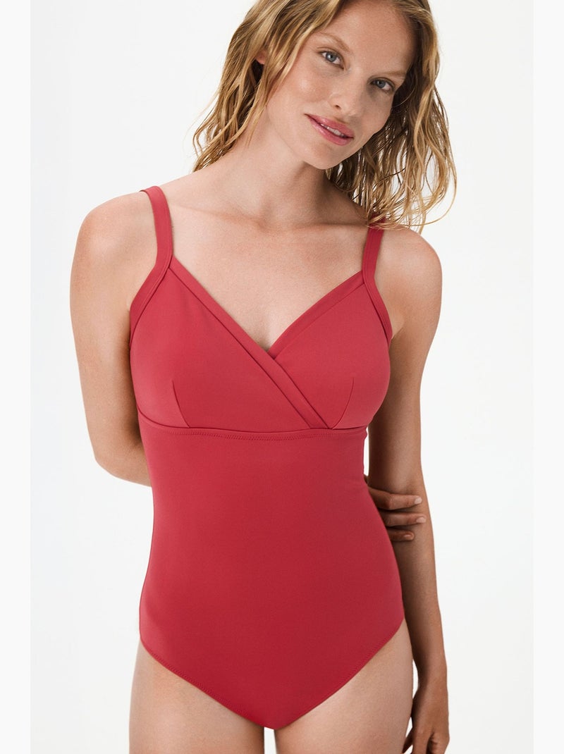 Costume da bagno donna olenisa penti Rosso - Kiabi