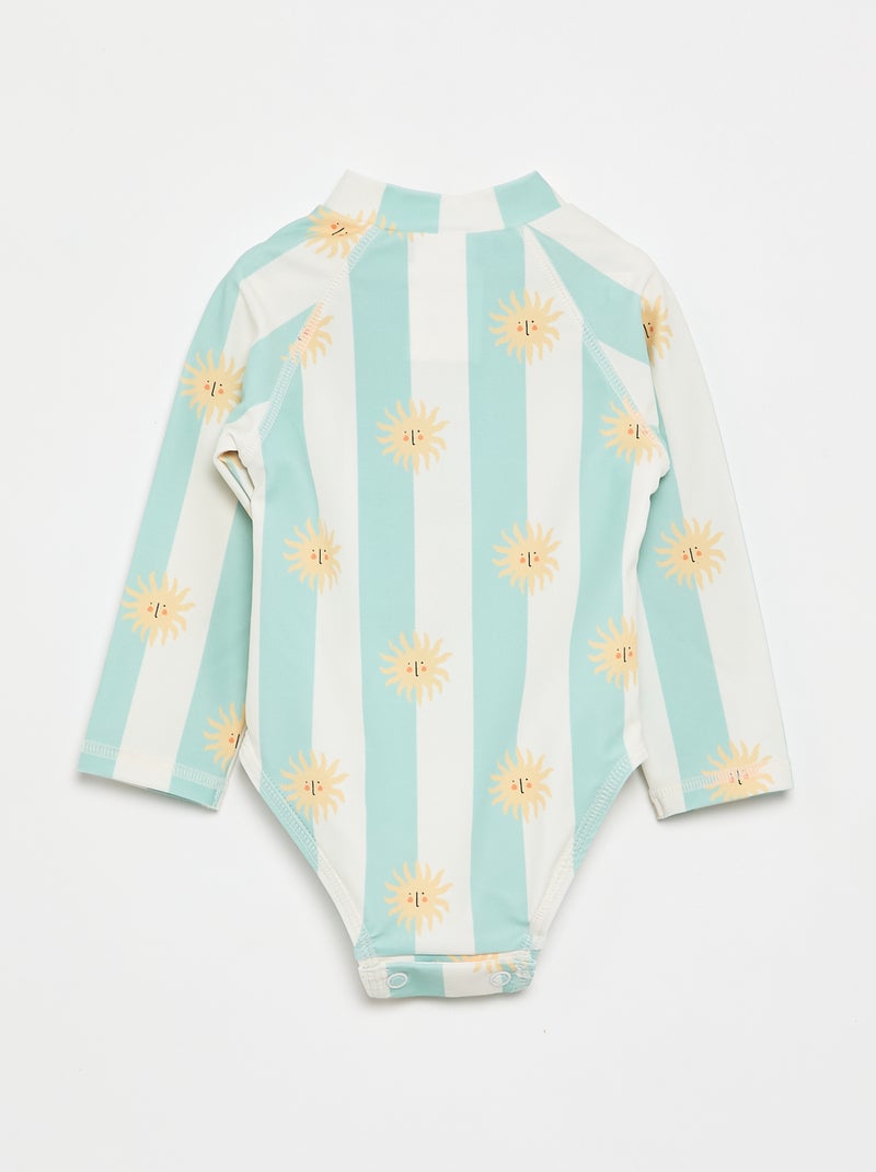 Costume da bagno intero a maniche lunghe Blu - Kiabi
