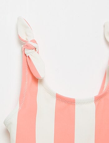 Costume da bagno intero con fiocchi sulle spalle