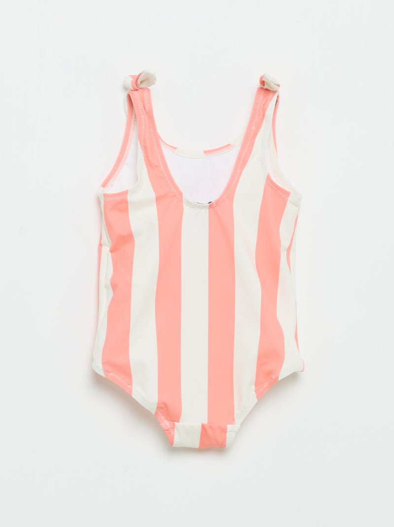 Costume da bagno intero con fiocchi sulle spalle Arancione - Kiabi