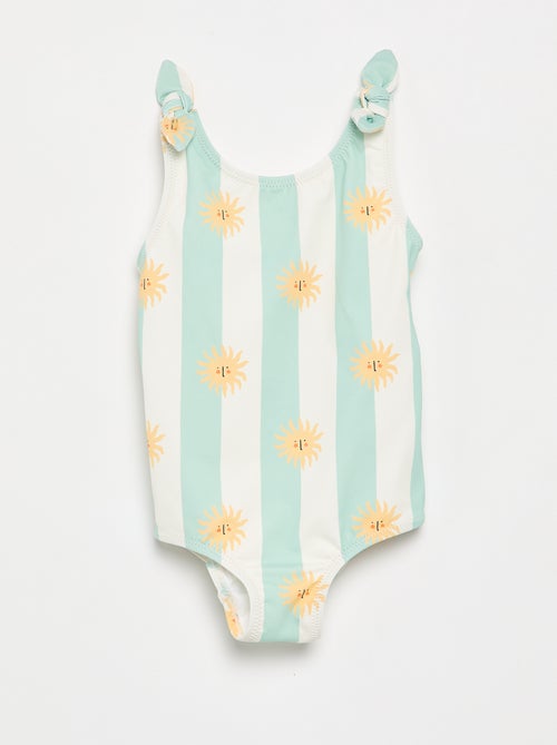 Costume da bagno intero con fiocchi sulle spalle - Kiabi