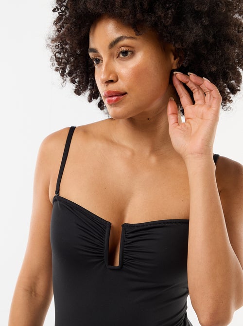 Costume da bagno intero con scollo quadrato - Kiabi