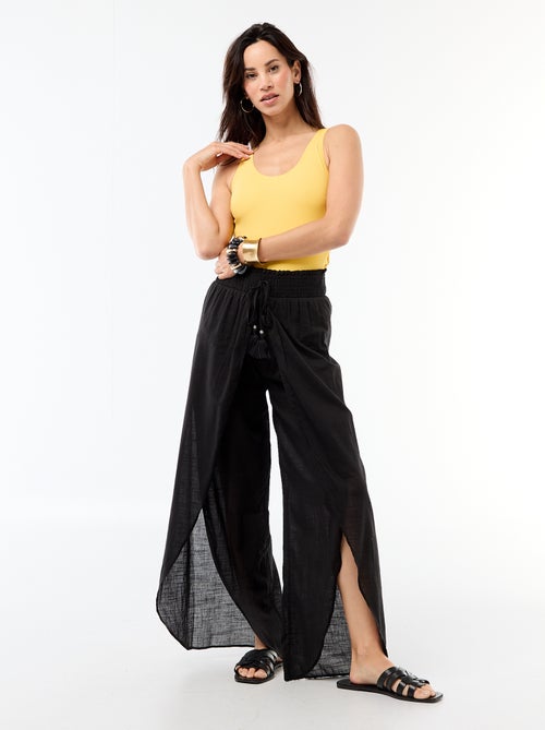 Costume da bagno intero con spacchi sui lati - Kiabi