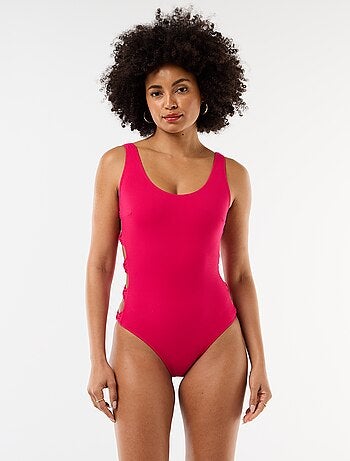 Costume da bagno intero con spacchi sui lati