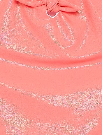 Costume da bagno intero con tessuto brillante
