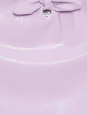 Costume da bagno intero con tessuto brillante