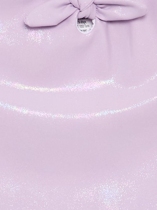 Costume da bagno intero con tessuto brillante - Kiabi