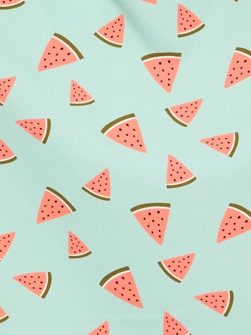 Costume da bagno intero con volant - Kiabi