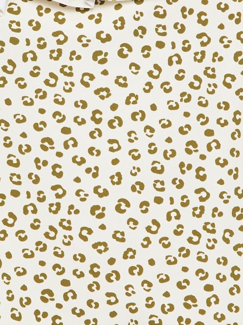 Costume da bagno intero con volant - Kiabi