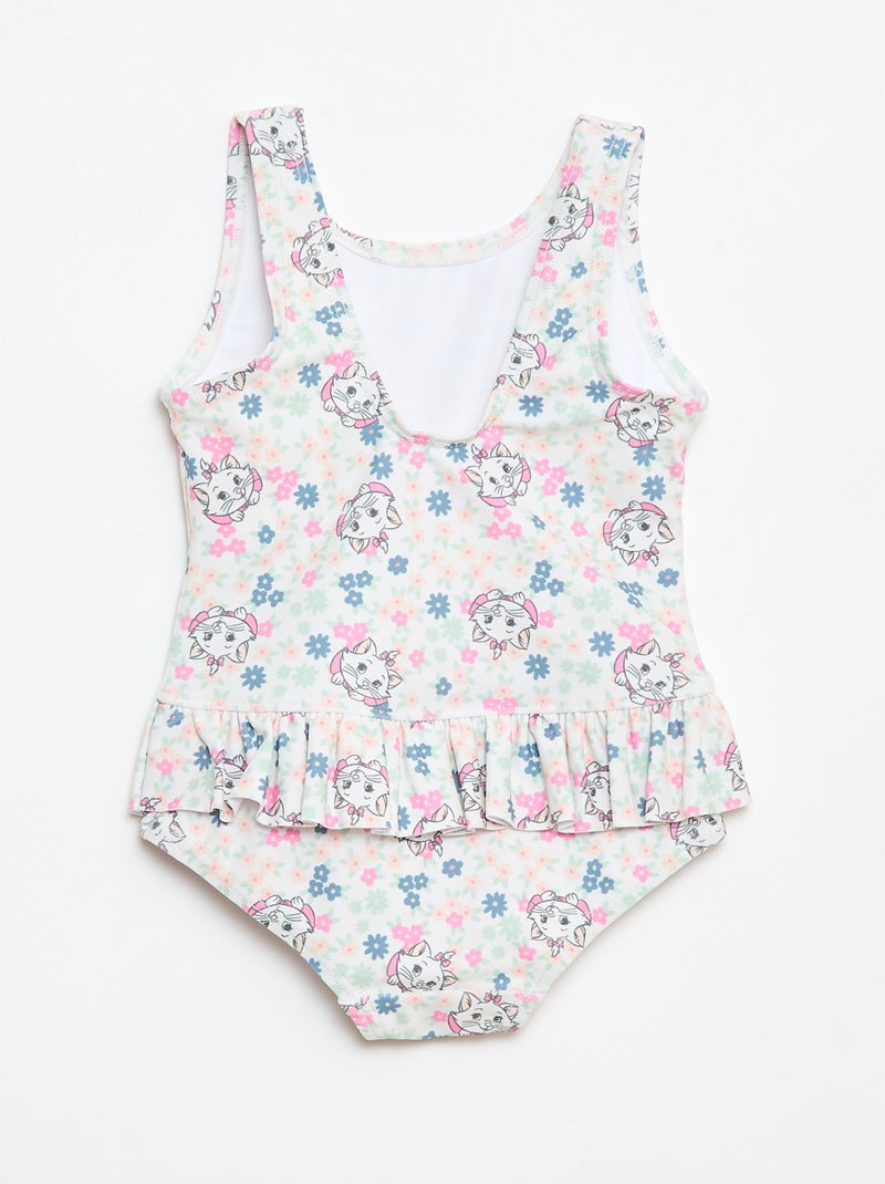 Costume da bagno intero 'Disney' con volant Bianco - Kiabi