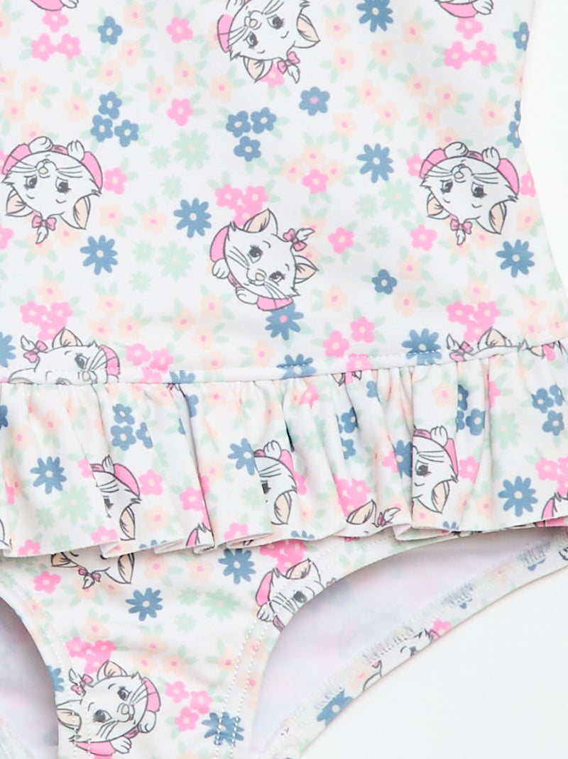 Costume da bagno intero 'Disney' con volant Bianco - Kiabi